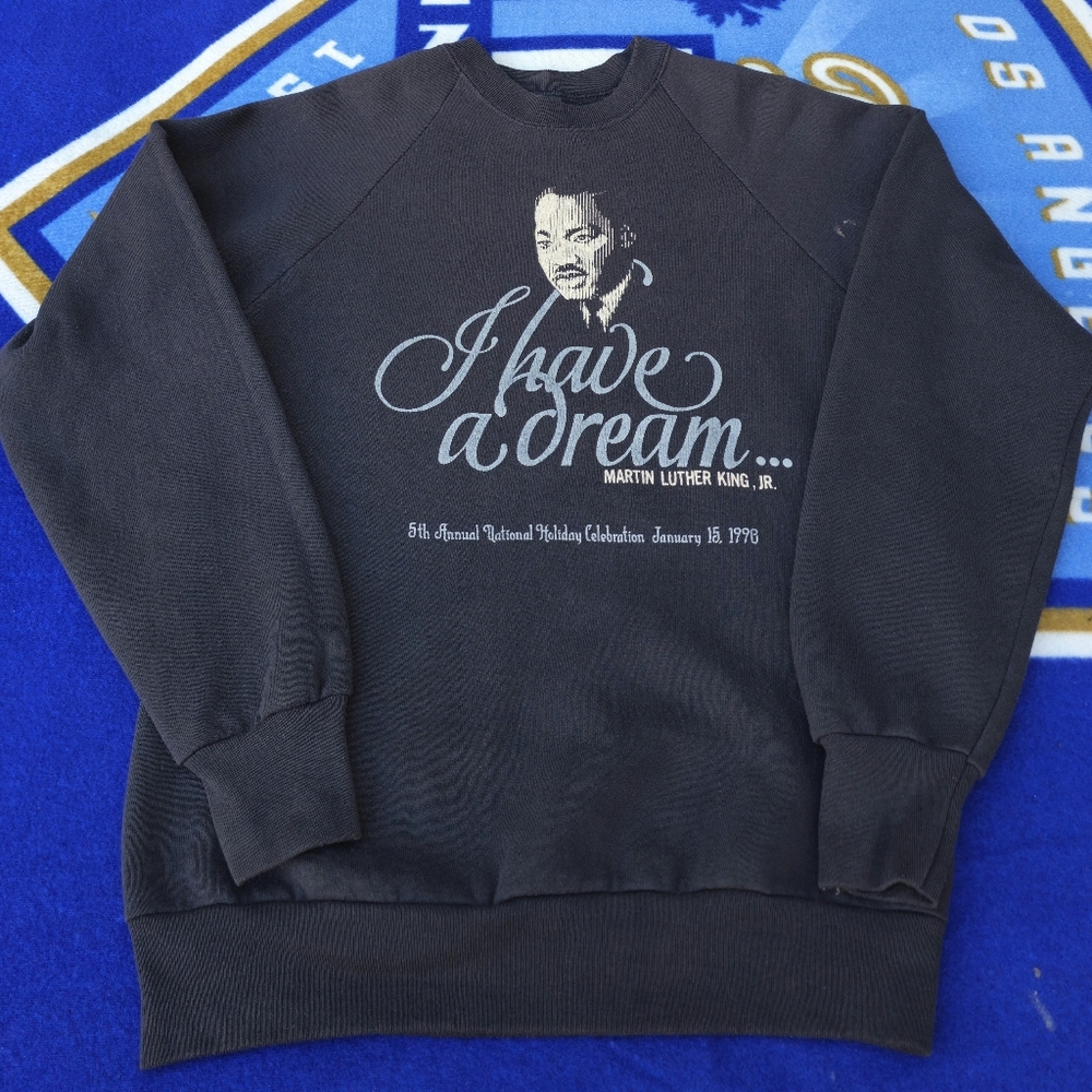 Screen Star 'I Have a Dream' MLK Crewneck Men's L. Please read the description.